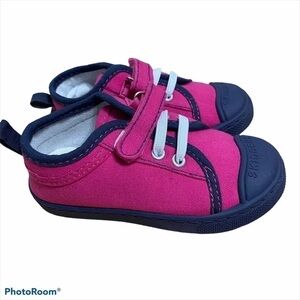 Skidders Grip Kids Shoes Sz 7 Girls Pink Purple